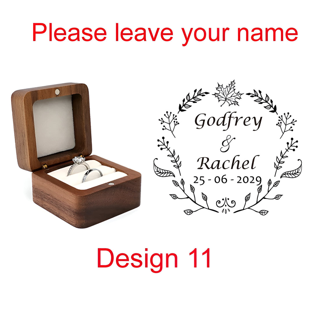 Wooden Ring Box Holder