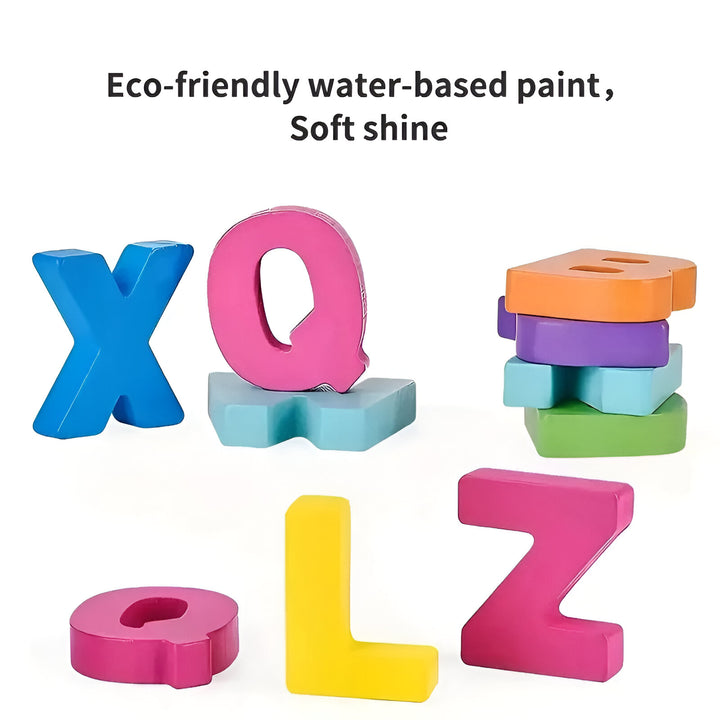 Wooden Alphabet Number Puzzle