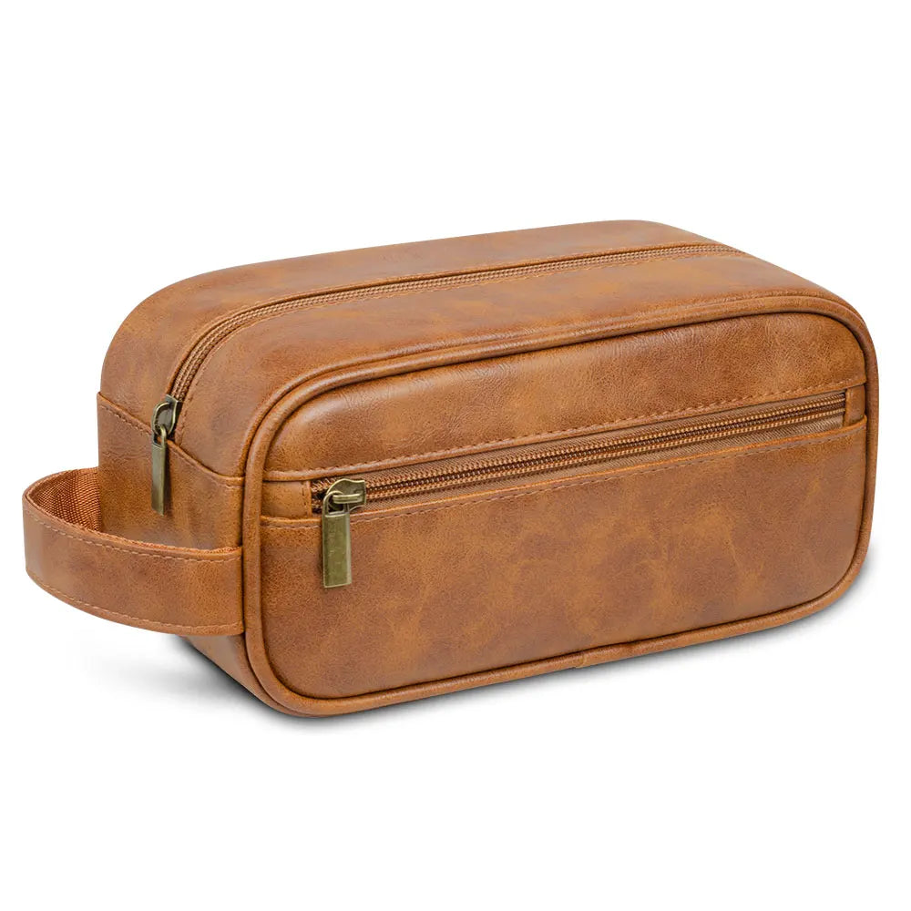 Men's Leather Toiletry Bag