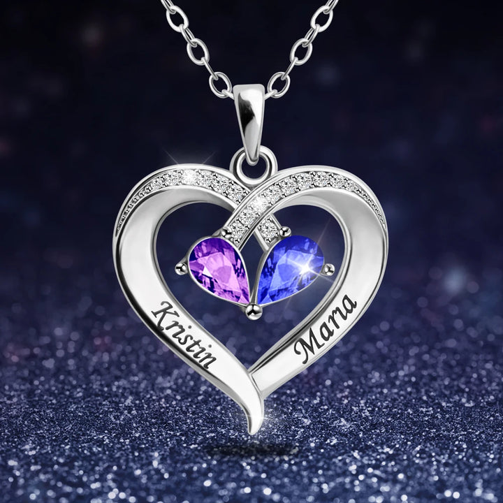 Custom Heart Name Necklace