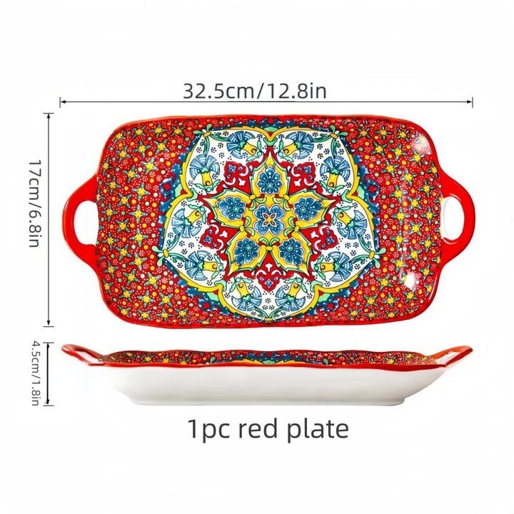 Boho Ceramic Fish Dish
