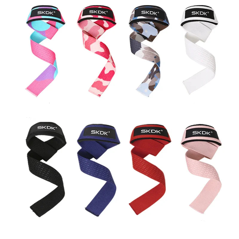 SKDK multicolor wrist straps for weightlifting and strength training – non-slip grip support
