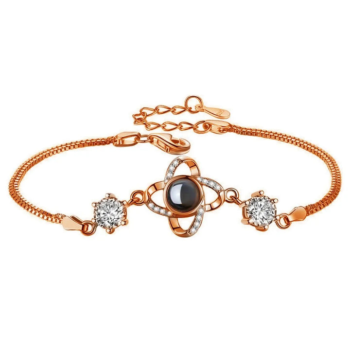 Custom Photo Heart Bracelet