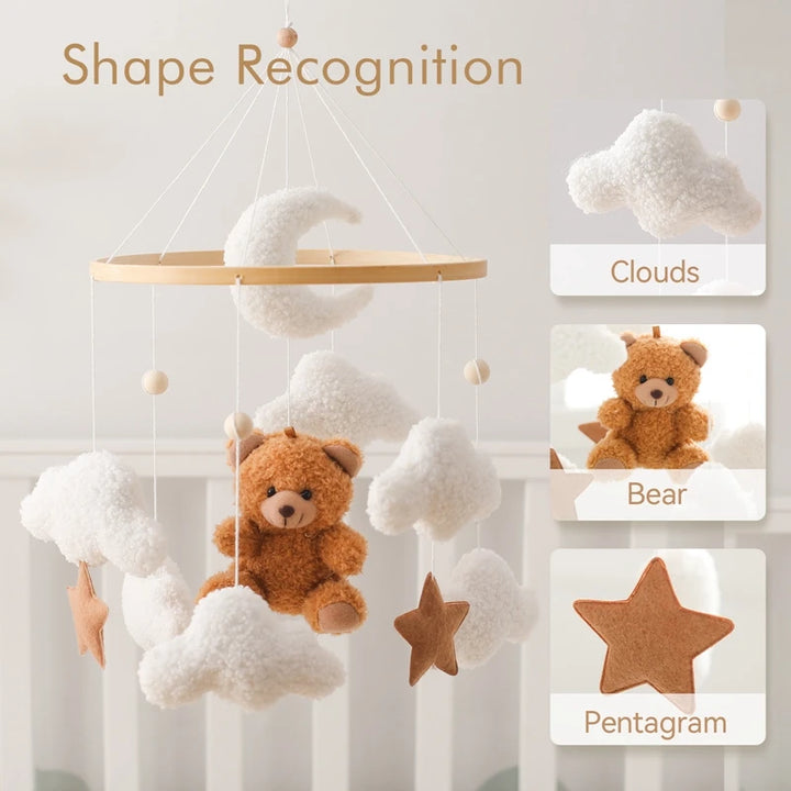 Wooden Baby Crib Mobile