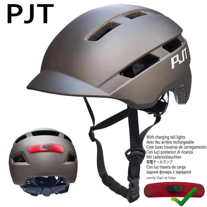 USB Light Cycling Helmet
