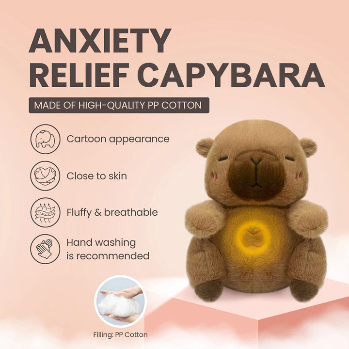 Breathing Capybara Plush Toy