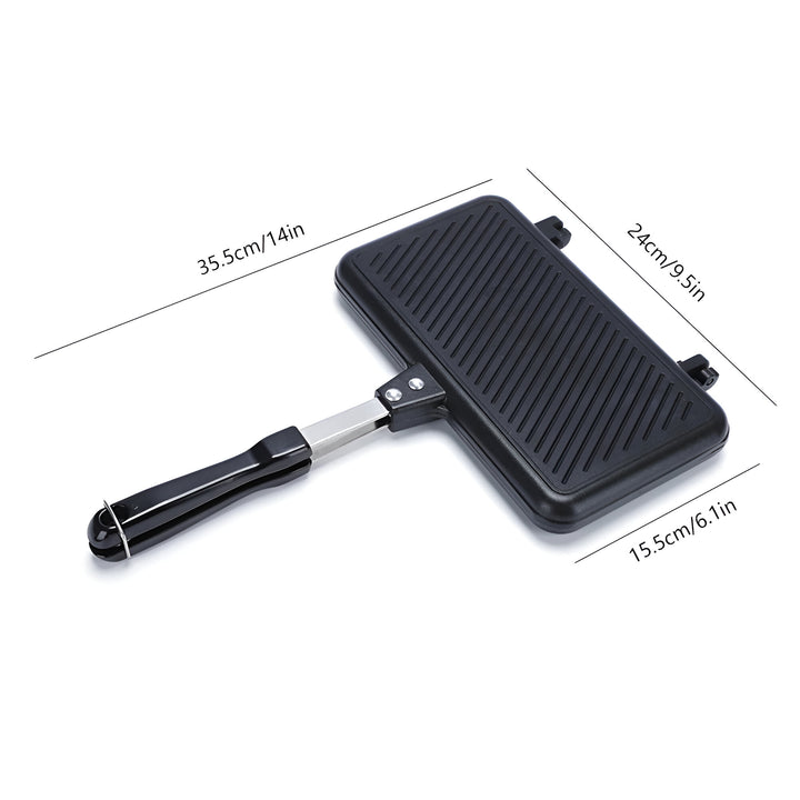 Double-Sided Sandwich Toaster