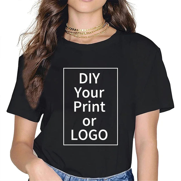 Custom Cotton Logo T-Shirt
