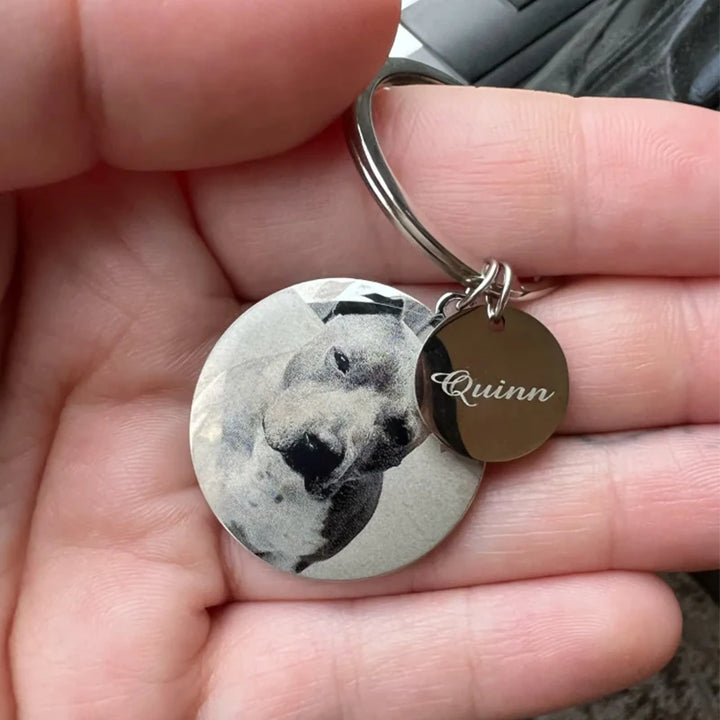Custom Photo Engraved Keychain