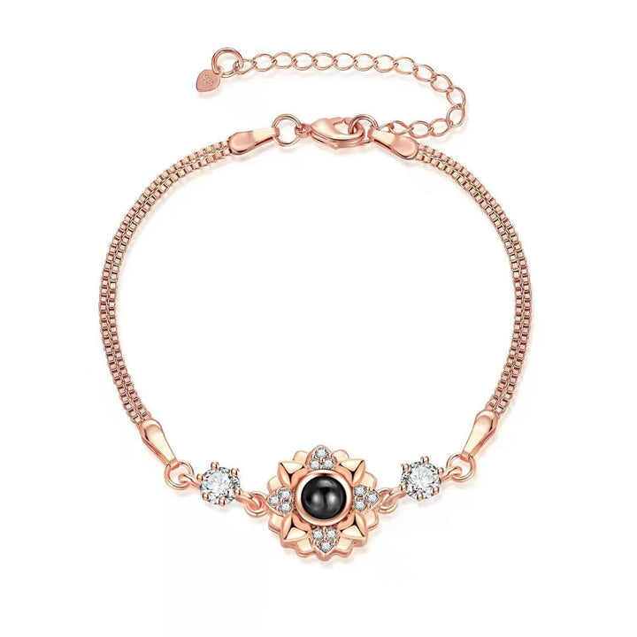 Custom Photo Heart Bracelet