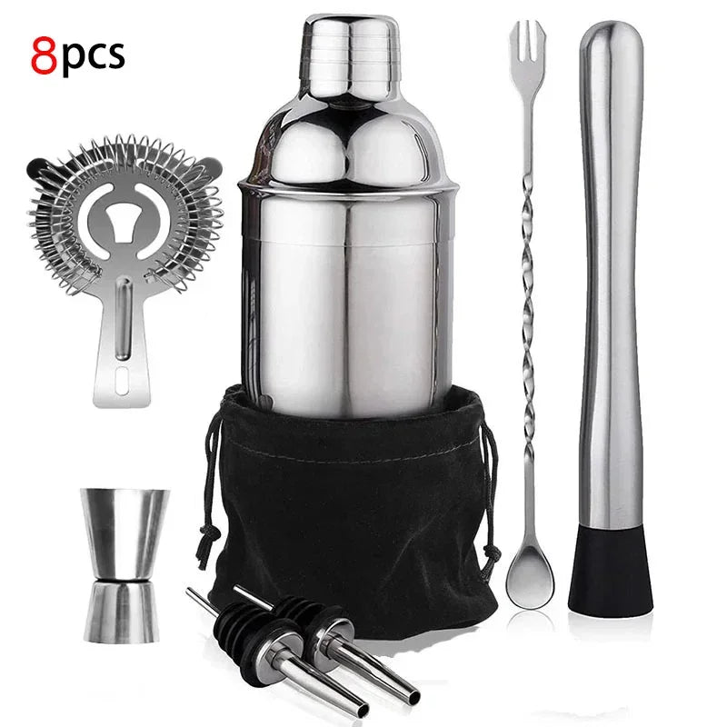 Stainless Cocktail Shaker Set