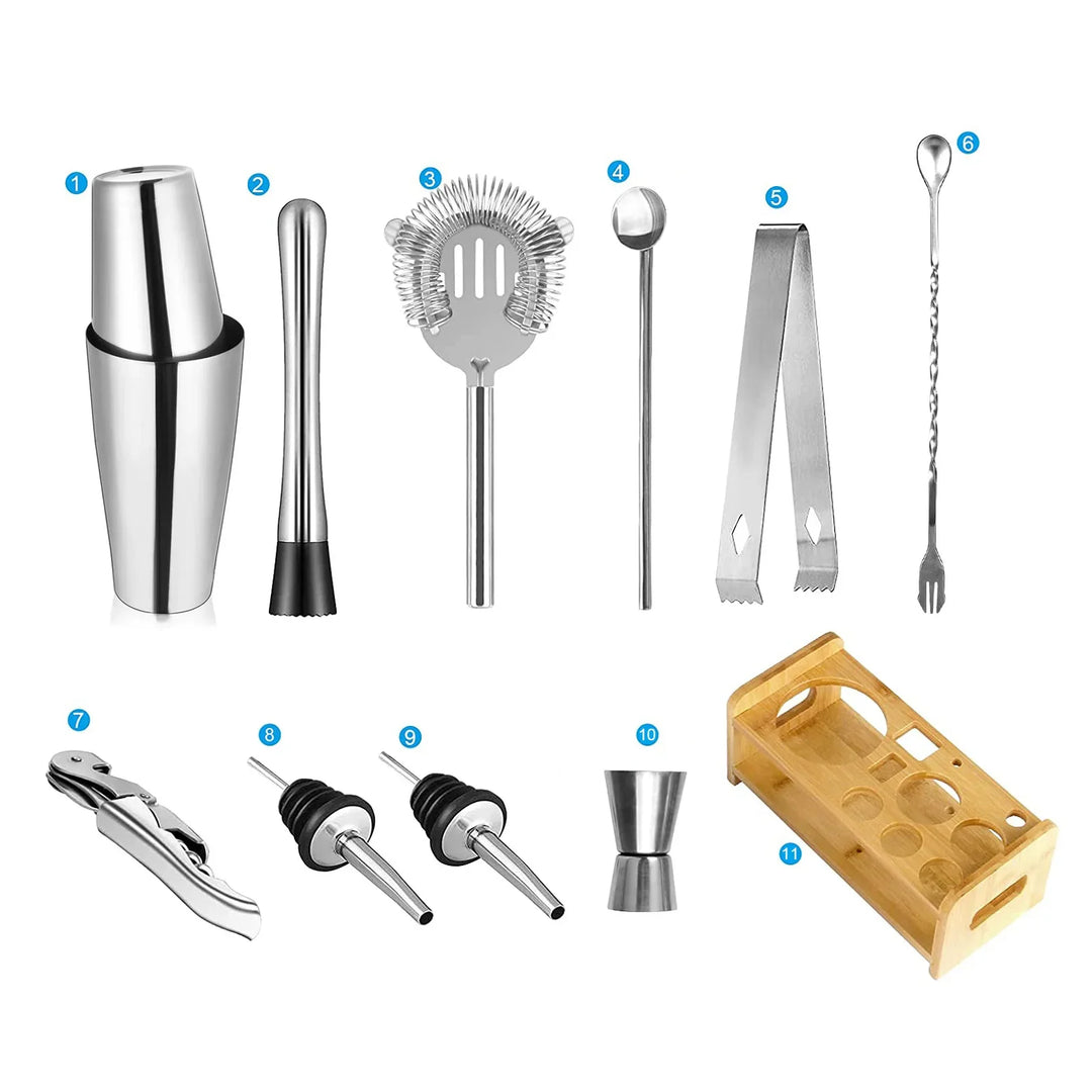 Stainless Cocktail Shaker Set