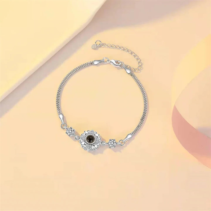 Custom Photo Heart Bracelet