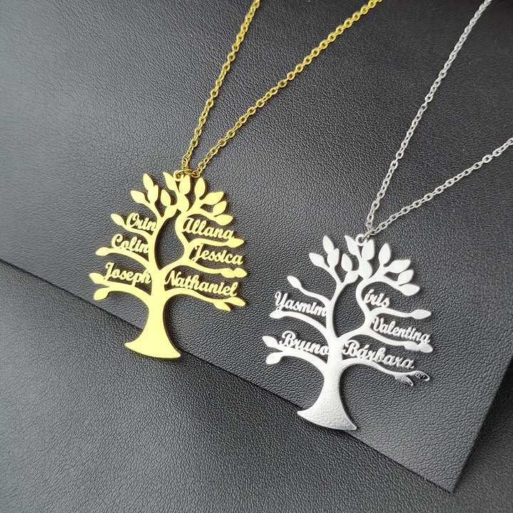 Personalized Family Tree Necklace