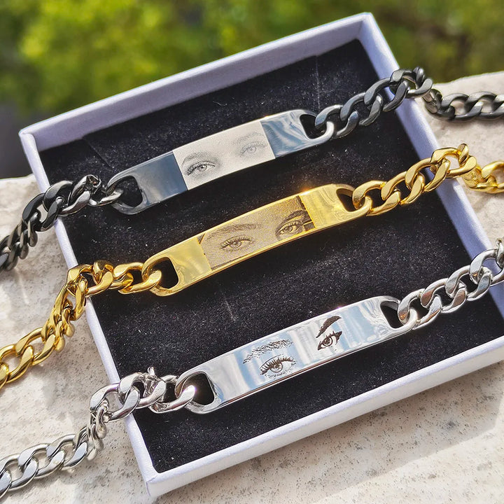 Personalized Eyes Photo Bracelet