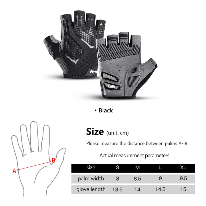 Shock-Absorb Half-Finger Cycling Gloves