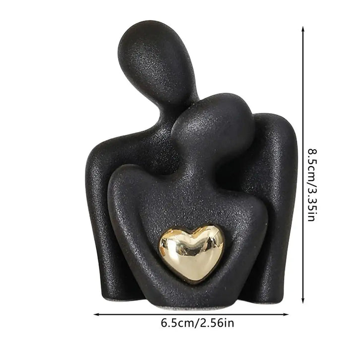 Nordic Couple Ceramic Statue