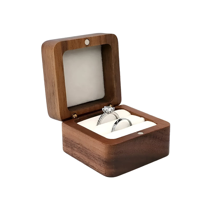 Wooden Ring Box Holder