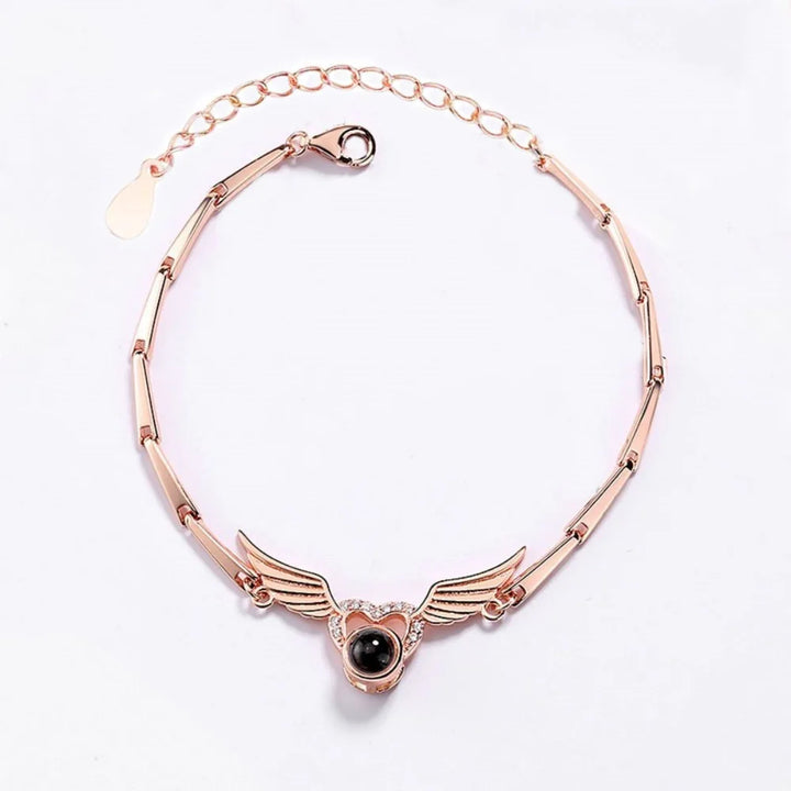 Custom Photo Heart Bracelet