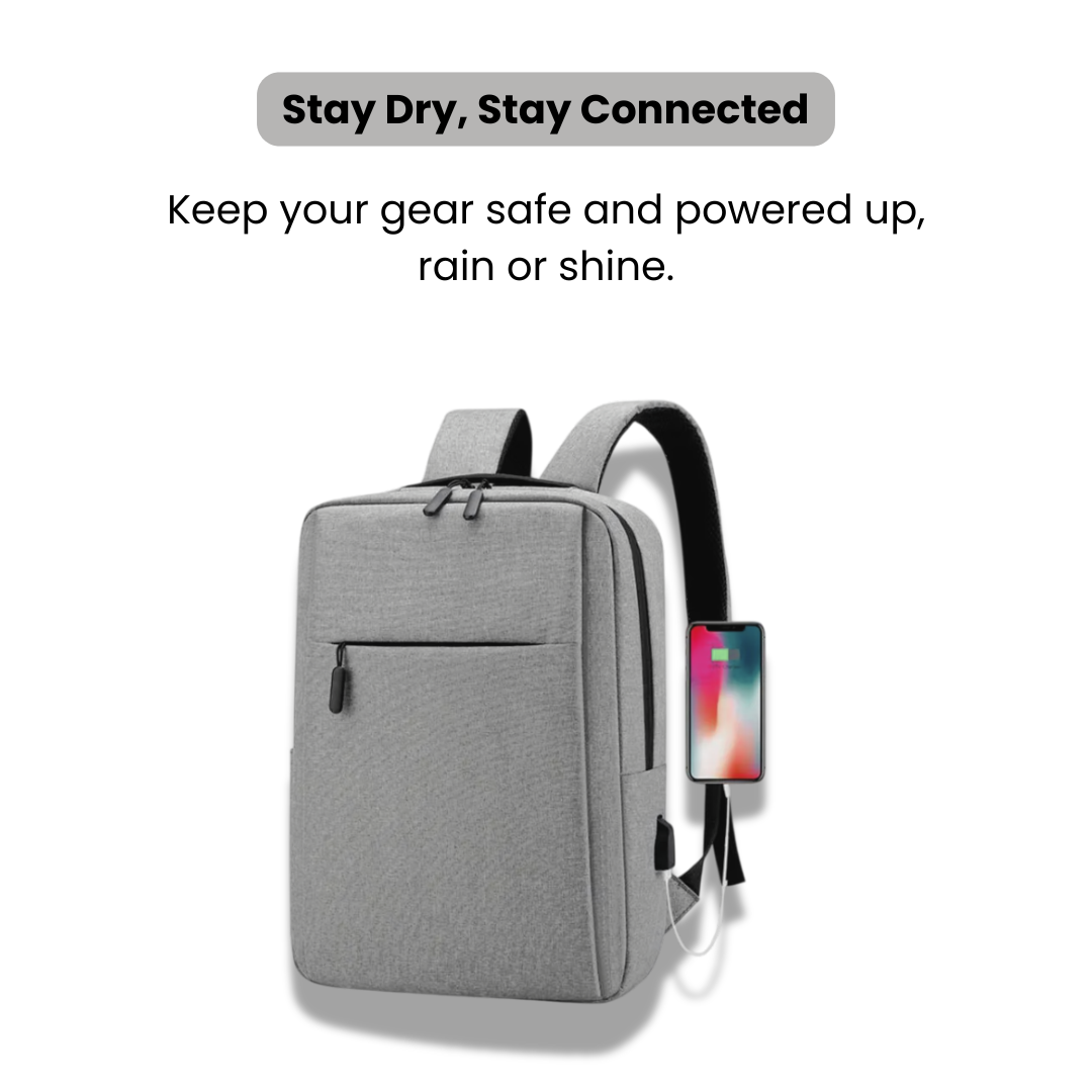 USB Waterproof Business Backpack-SmashingFinds