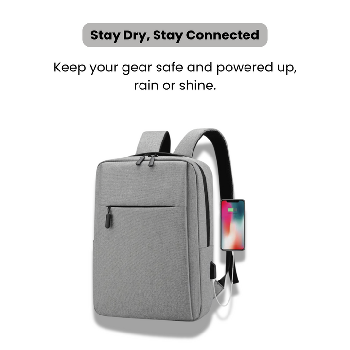 USB Waterproof Business Backpack-SmashingFinds