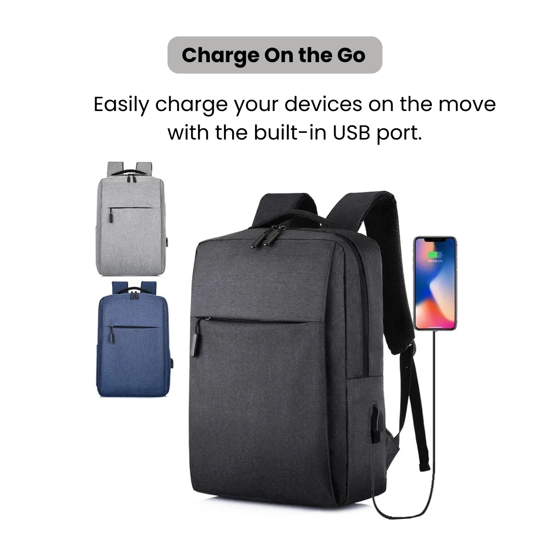 USB Waterproof Business Backpack-SmashingFinds