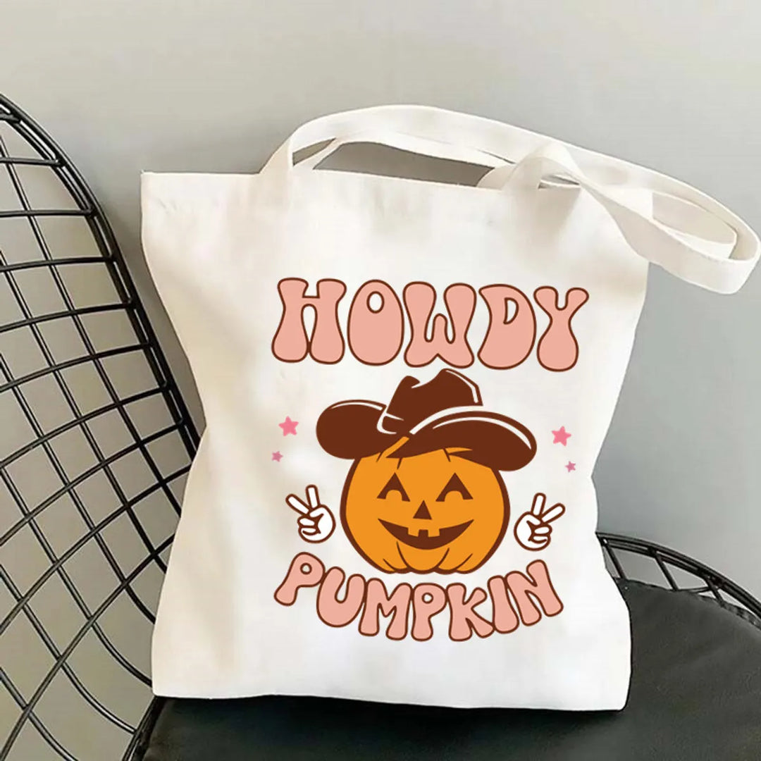Unisex Pumpkin Animal Canvas Bag-SmashingFinds