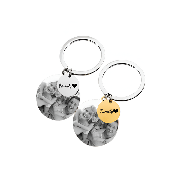 Custom Photo Engraved Keychain