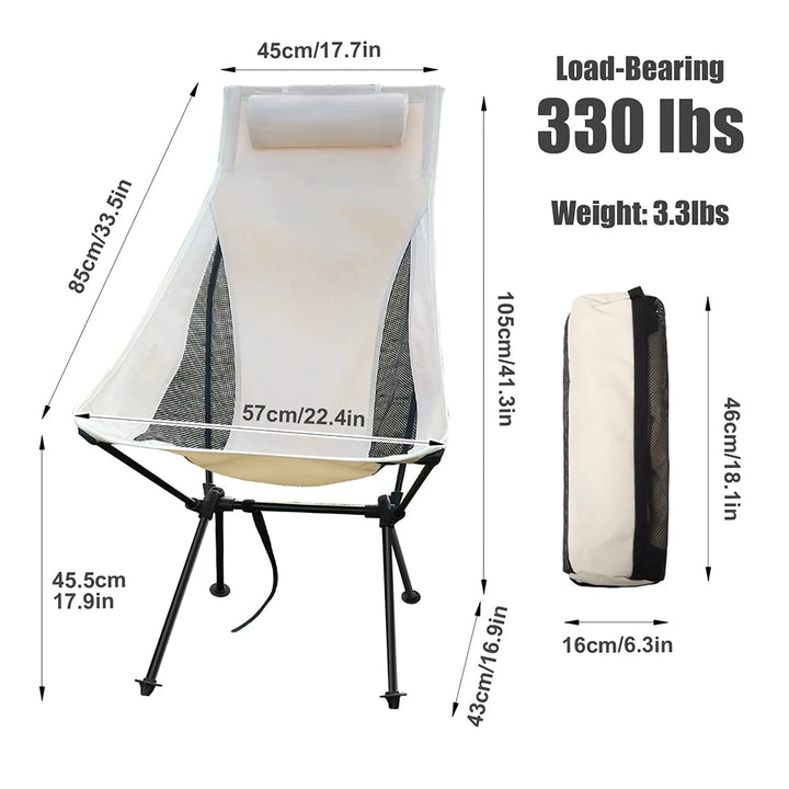 WESTTUNE Folding Camping Chair-SmashingFinds