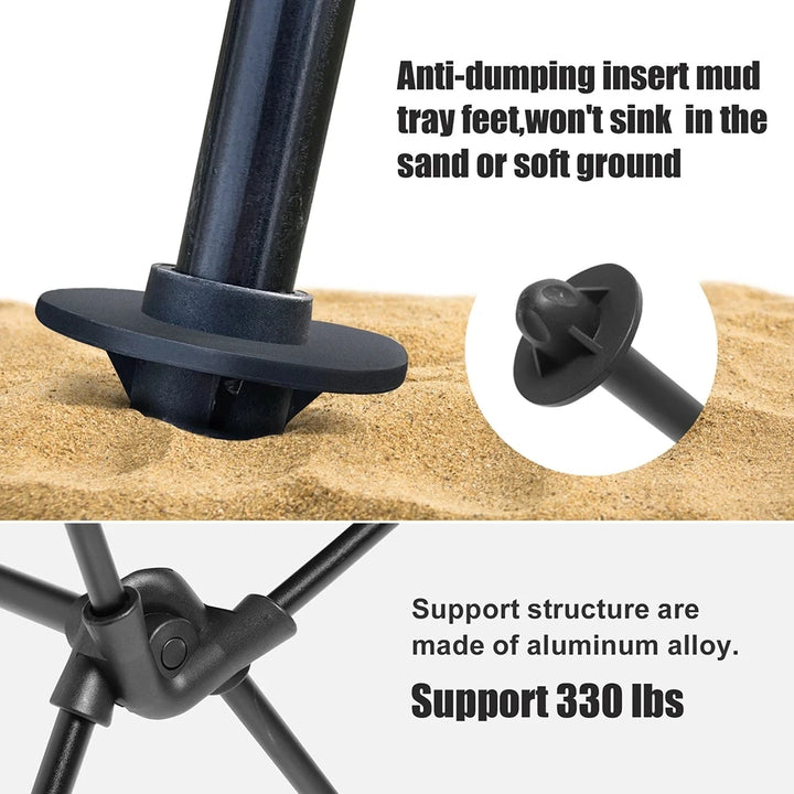 WESTTUNE Folding Camping Chair-SmashingFinds