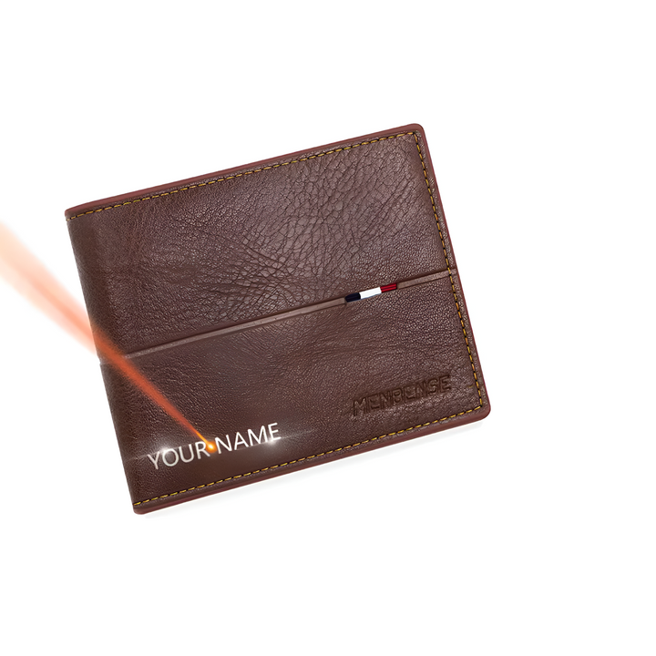 Personalized Men’s Leather Wallet