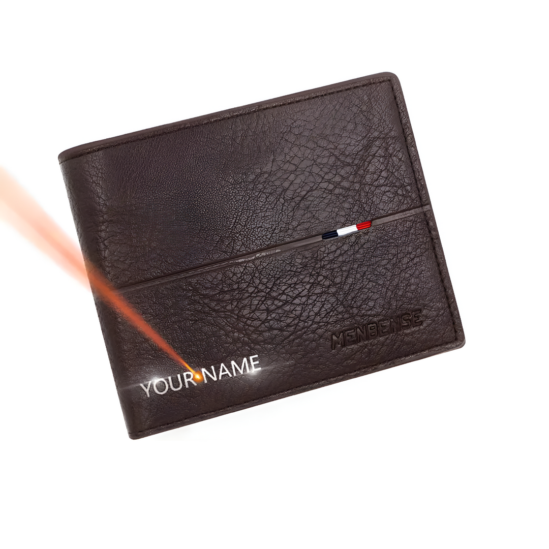 Personalized Men’s Leather Wallet