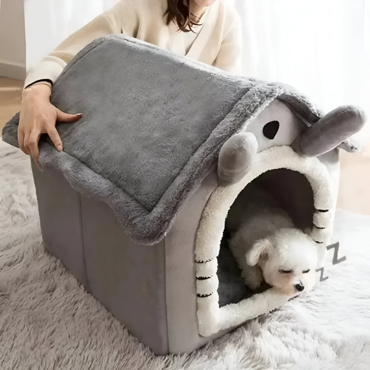 Warm Washable Pet Bed-SmashingFinds