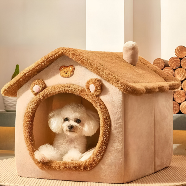 Warm Washable Pet Bed-SmashingFinds