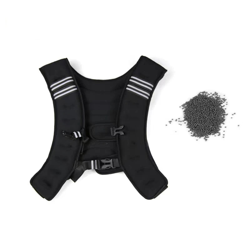 Weight Vest for Cardio & Strength – 5kg/10kg Neoprene Weighted Vest for Men & Women, Perfect for Running, HIIT, Squats, Lunges, and Home Gym Workouts