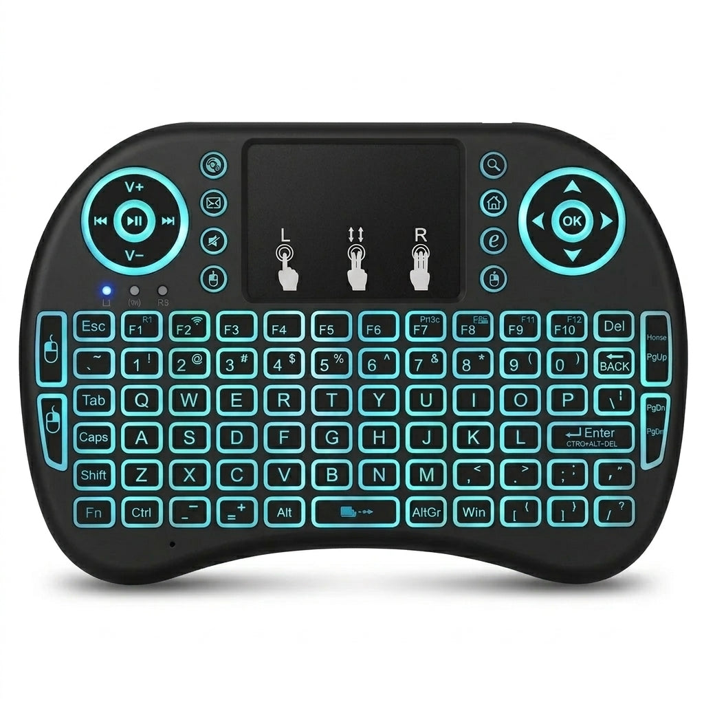 Mini Wireless Keyboard - Backlit & Rechargeable i8