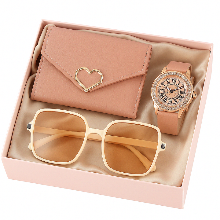 Women’s Leather Watch Set