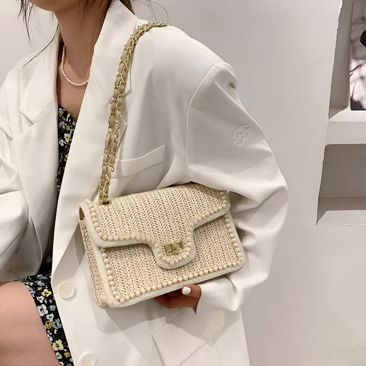 Women's Straw Square Bag-SmashingFinds