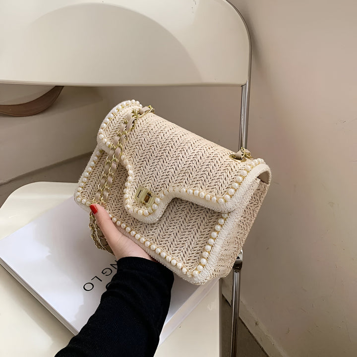 Women's Straw Square Bag-SmashingFinds