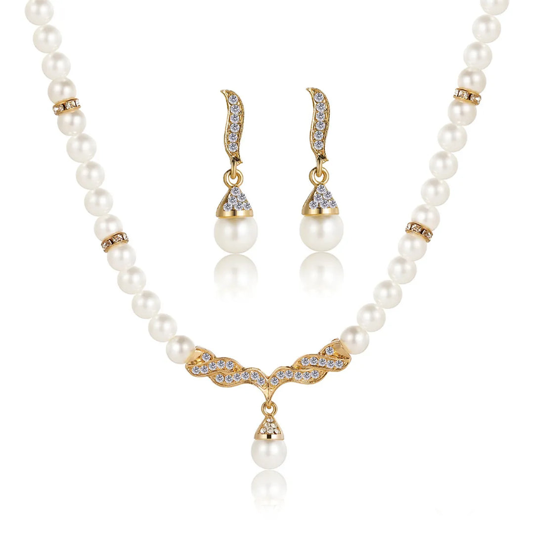 Bridal Pearl Jewelry Set