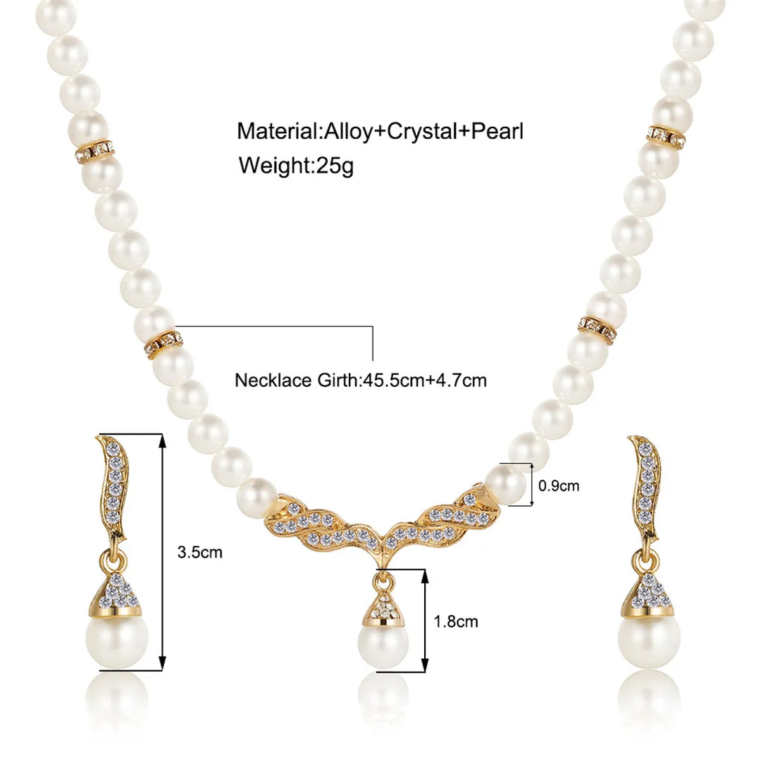 Bridal Pearl Jewelry Set