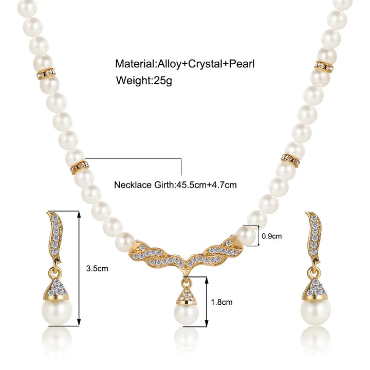 Bridal Pearl Jewelry Set