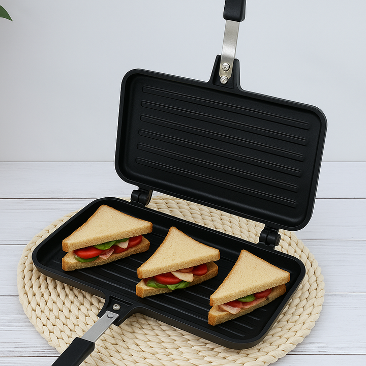 Double-Sided Sandwich Toaster