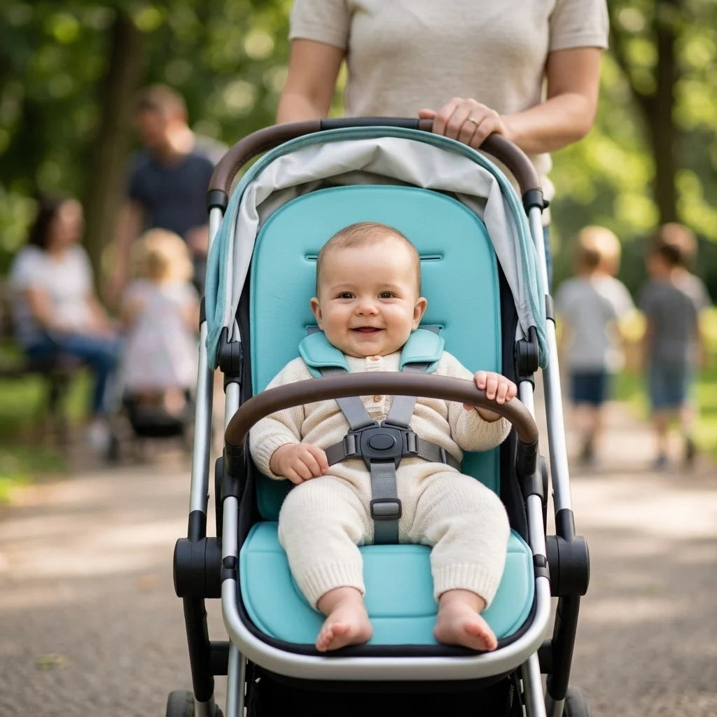 Baby Stroller Cushion - U - Universal Comfort Pad default