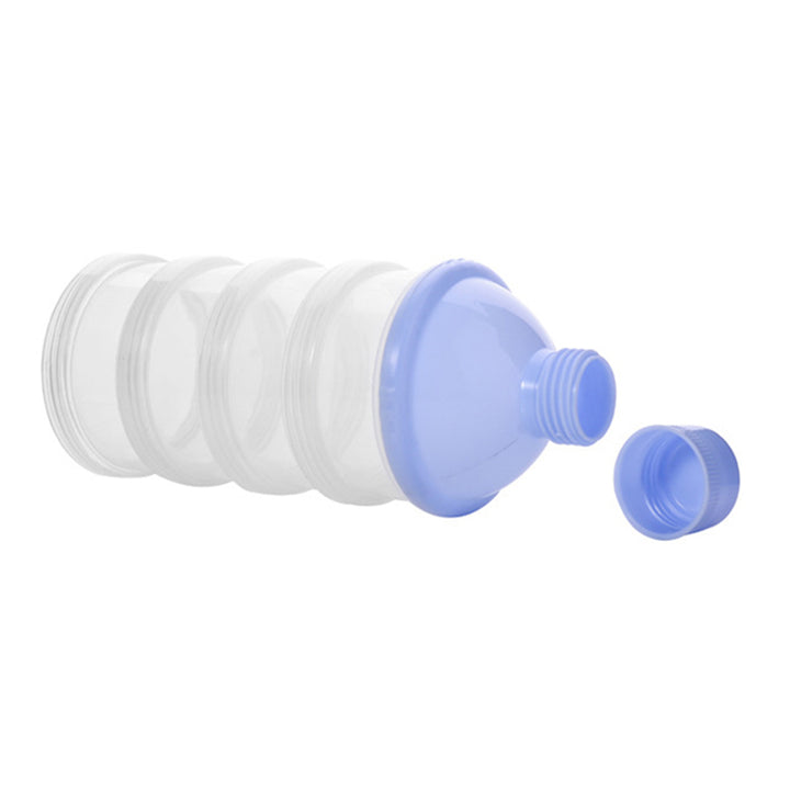 Portable Milk Powder Container - 4-Layer Travel Dispenser
