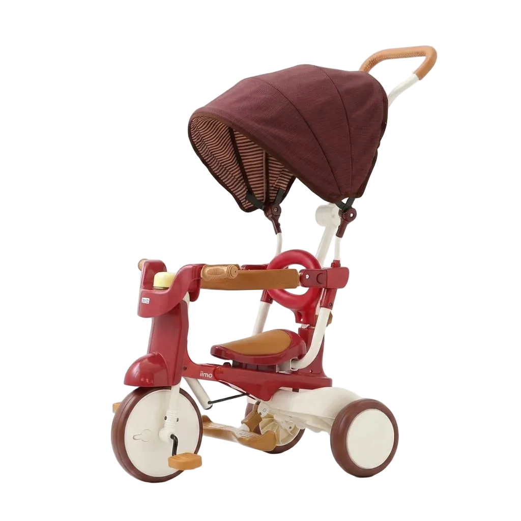 Foldable Tricycle with Canopy - iimo #02 Type SS, children's, portable