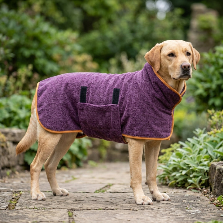 SmashingFinds Pet Bathrobe - Fast Drying Microfiber Terry