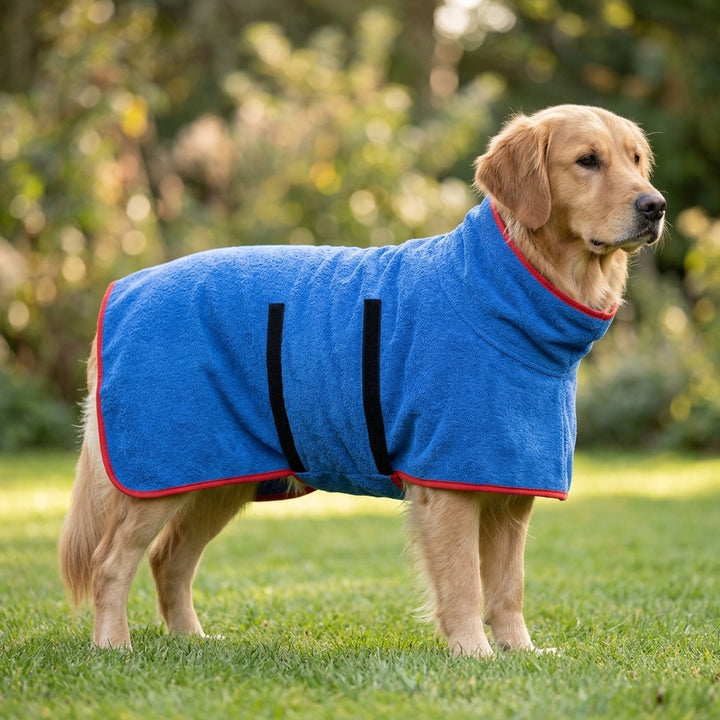 SmashingFinds Pet Bathrobe - Fast Drying Microfiber Terry