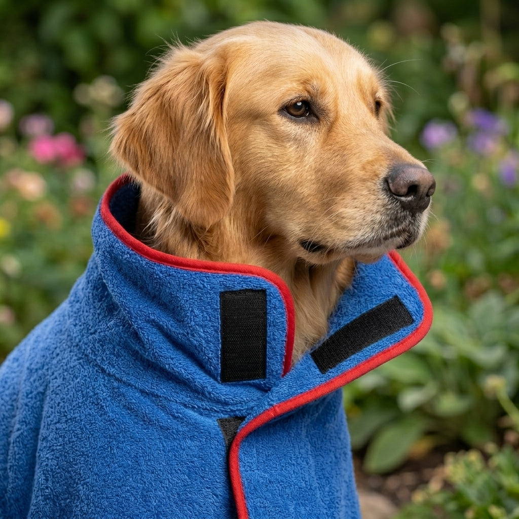 SmashingFinds Pet Bathrobe - Fast Drying Microfiber Terry
