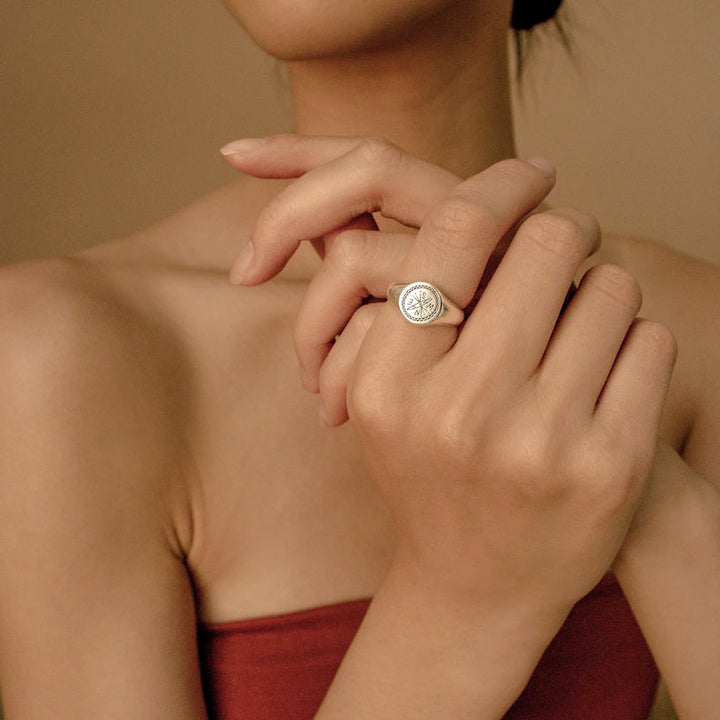 Custom Moon Star Ring